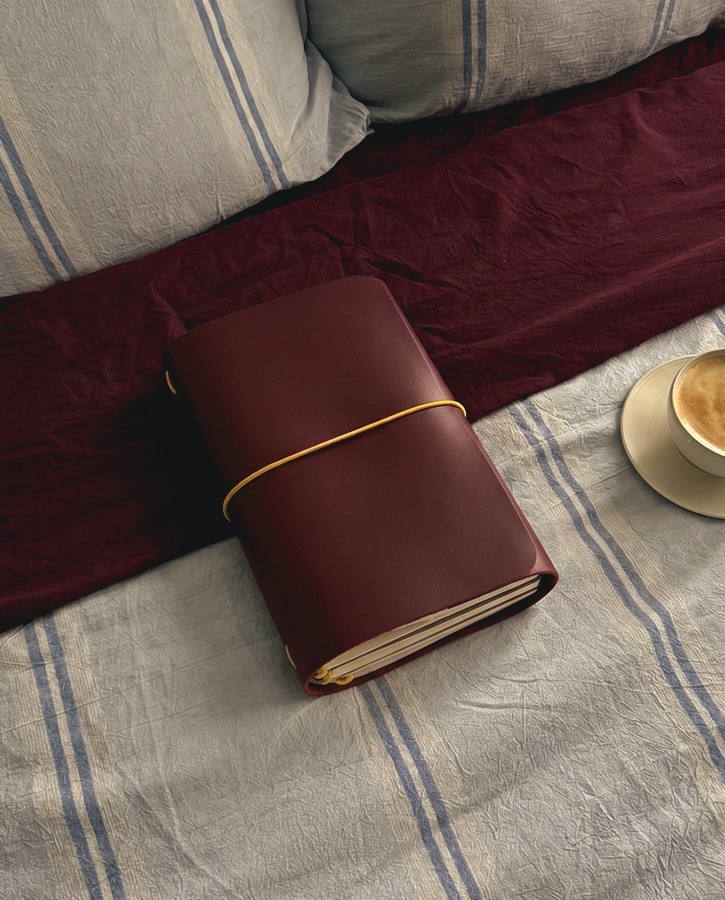 Journal Cherry da coleção pronta